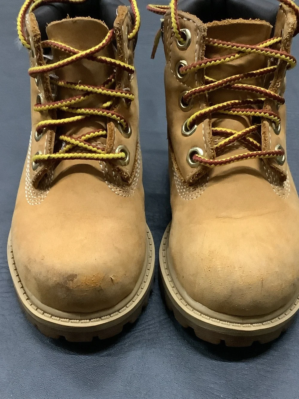 Timberland Kids Wheat/Tan Lace-Up Rugged Boots